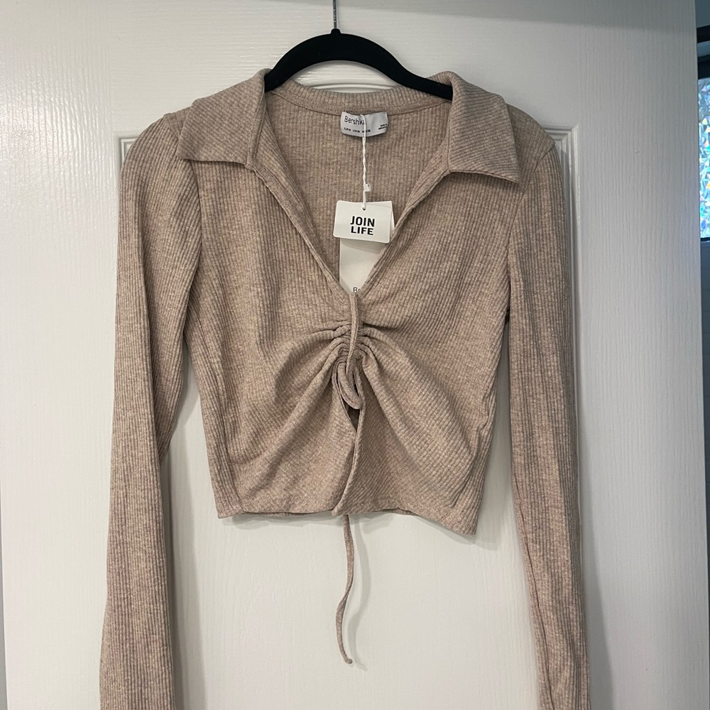 Bershka knotted top